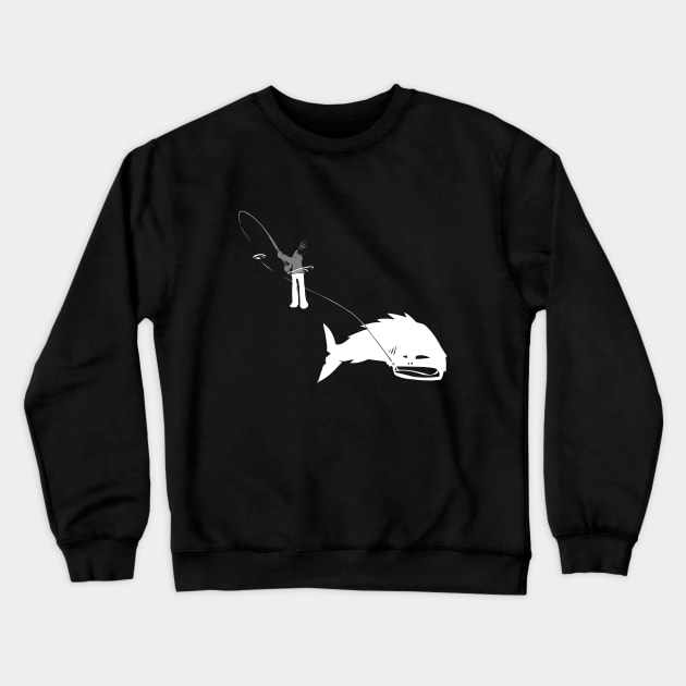 fishing Crewneck Sweatshirt by massimobianchi